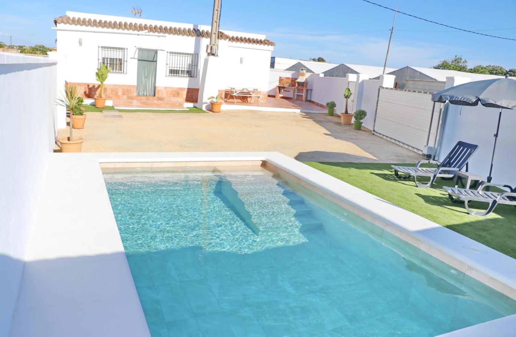 Casa Colorado Con Piscina Villa Конил-де-ла-Фронтера Екстериор снимка